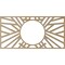 Ekena Millwork Hoover Wood Fretwork Pierced Ceiling Medallion, Hickory, 34"W x 17"H x 12 5/8"ID x 3/8"T CMWP34X17X0375HOHI - alternate 3